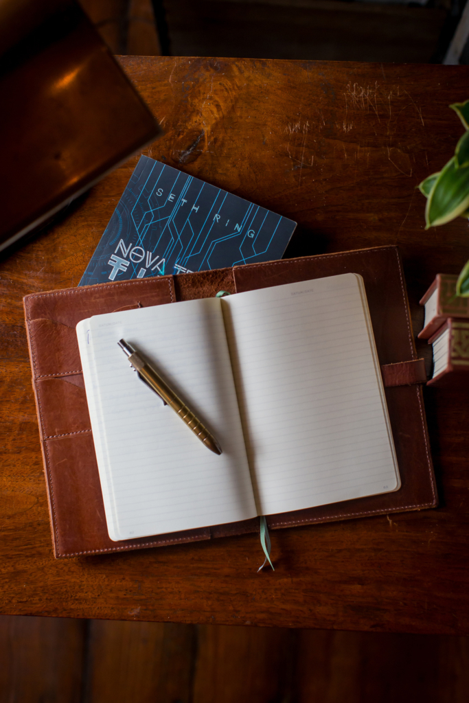 Notebook from Seth Ring Author